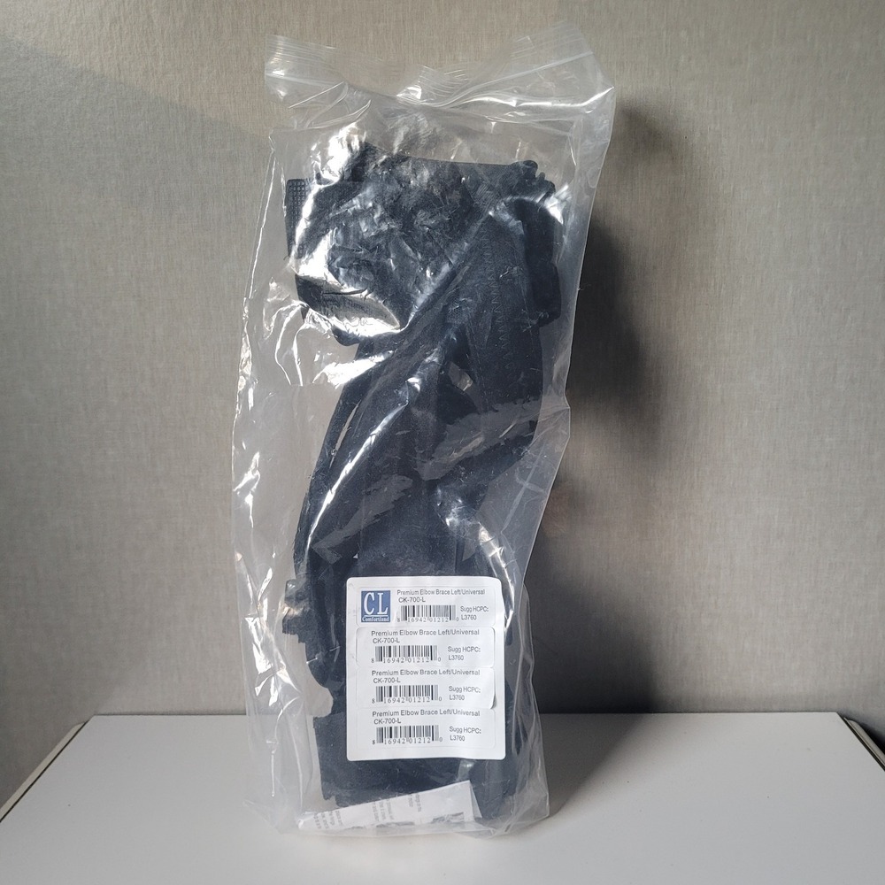 Comfortland CK-700-L Premium Elbow Brace - Left / Universal Fit - New in Bag